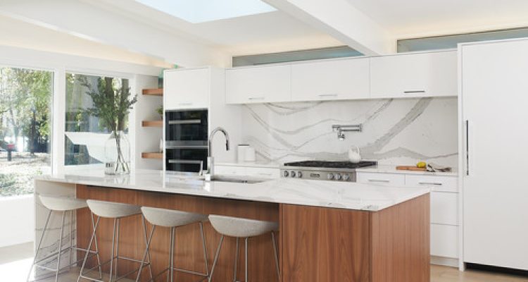 slab kitchen cabinets